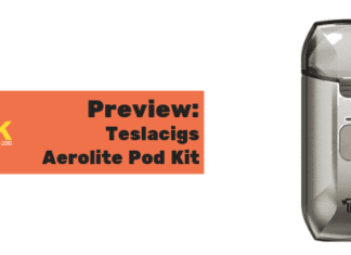 teslacigs aerolite pod kit preview