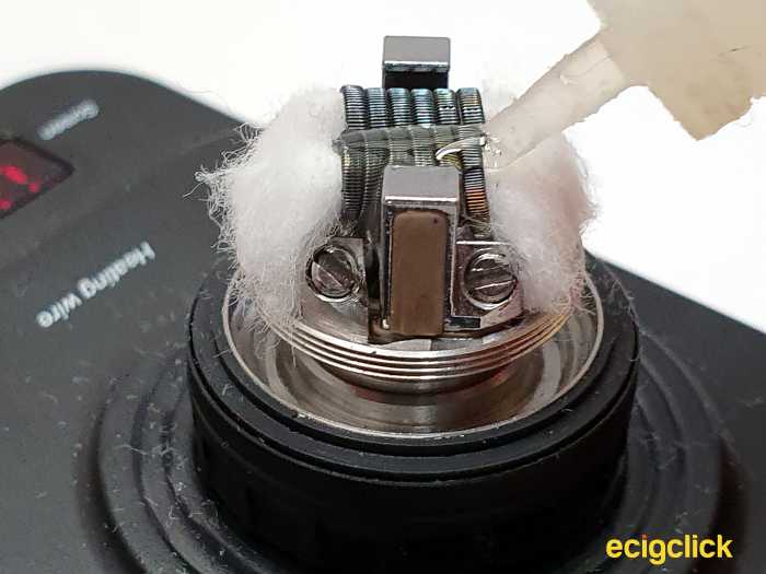 E Juice on the Blotto RTA coils