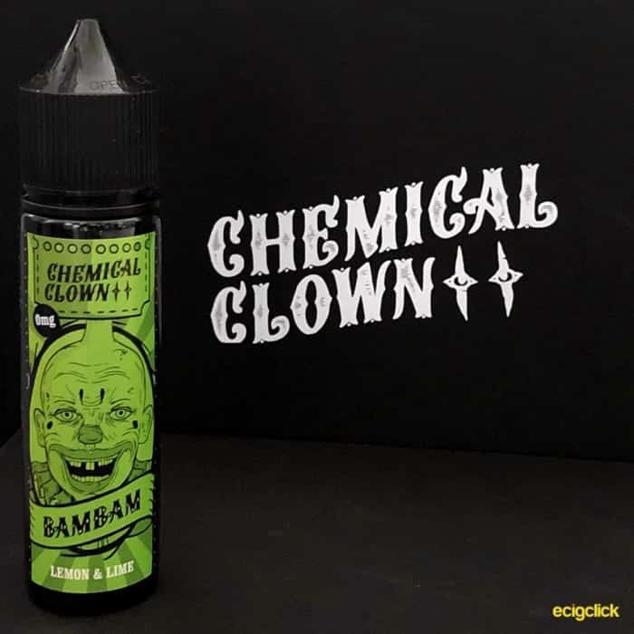 Bottle of chemical clown Bambam eliquid