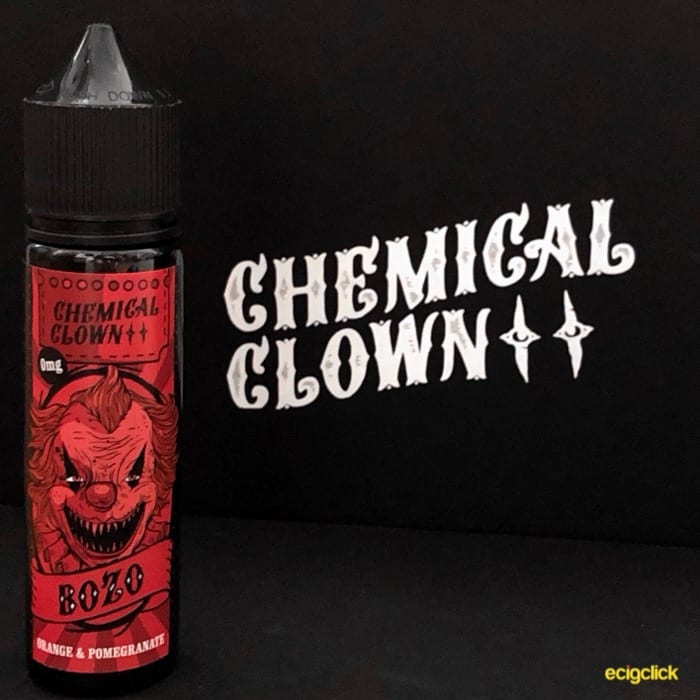 Bottle of chemical clown Bozo eliquid
