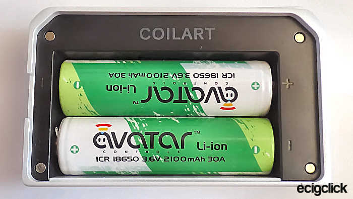 Coilart Lux 200 Kit in batterys