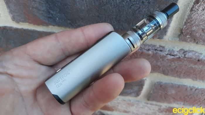 Justfog Q16 Pro in the hand