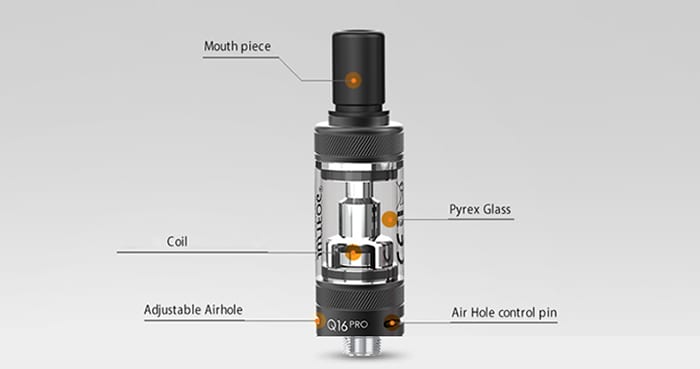 justfog q16 pro tank features