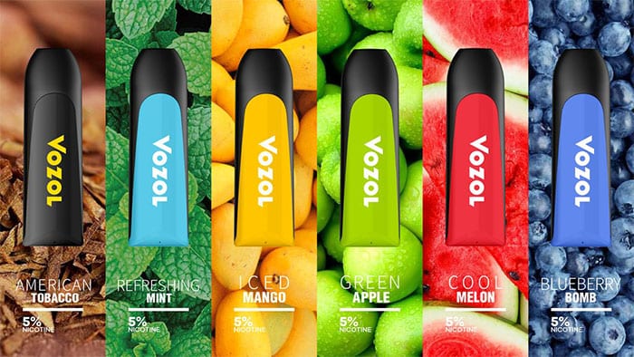 Vozol D1 flavours