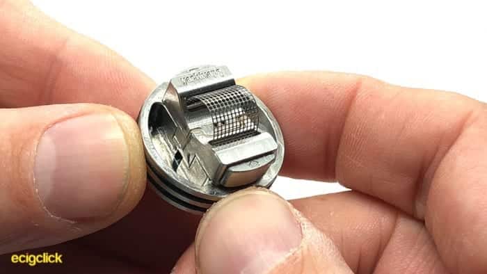 Meshlock RDA showing the mesh installed and level