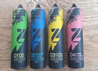 Z Fuel E Liquid review from ZAP! Juice