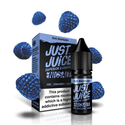 blue raspberry just juice nic salt review
