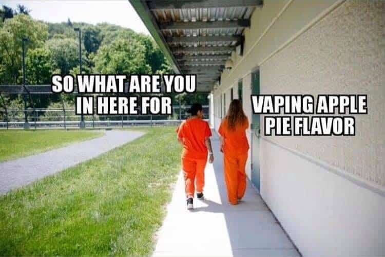 jailed for vaping