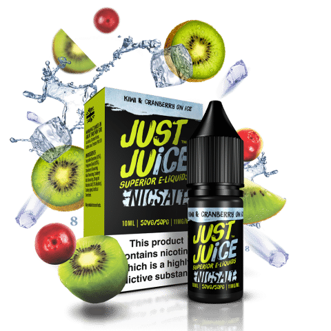 kiwi and cranberry eliquid Just Juice review