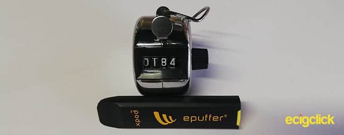 puff counter epuffer xpod mini