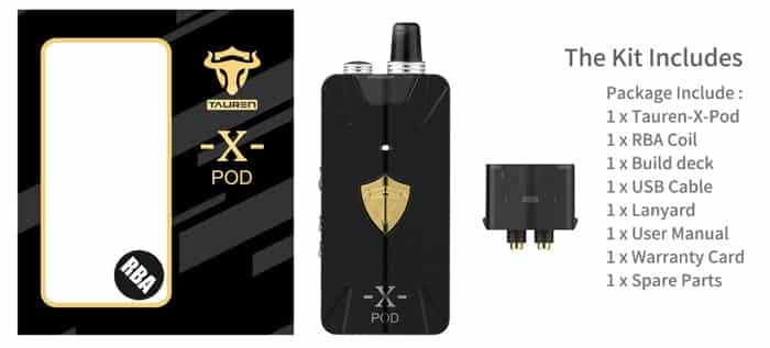 x-pod rba contents