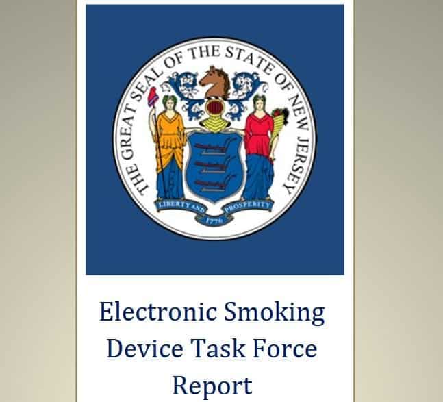 Electronic Smoking Device Task Force New Jersey report