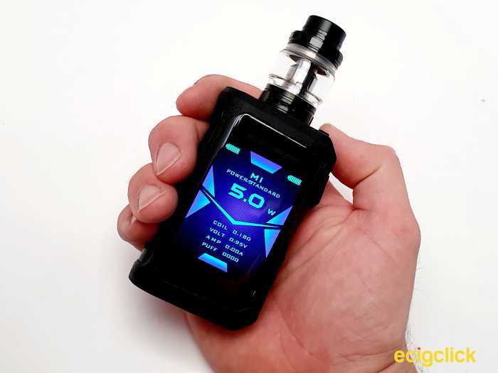 Geekvape aegis x in hand