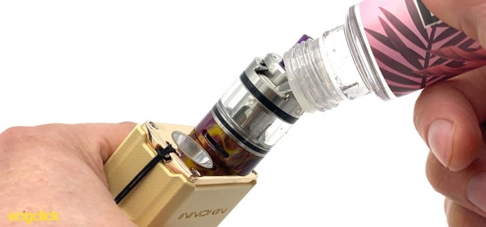 how to fill the Innokin Ajax tank with eliquid