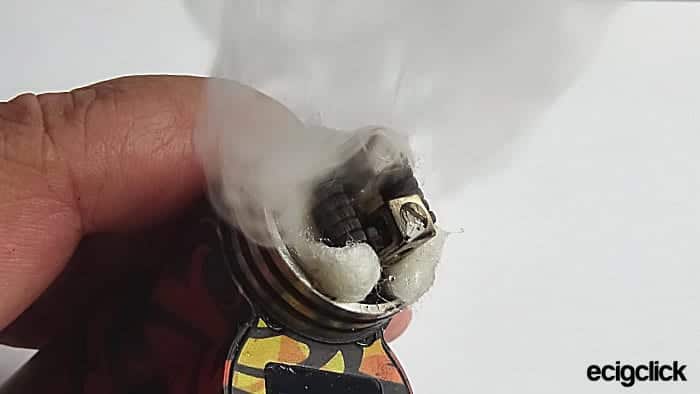 Double Barrel V3 Squid Industries test fire rda