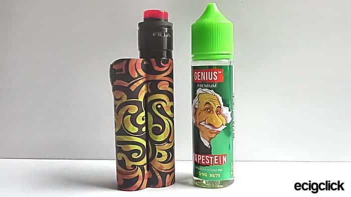 E-liquid and mod display