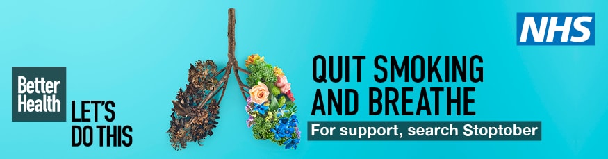 Stoptober Smoking Campaign 2020 - vaping best way to quit