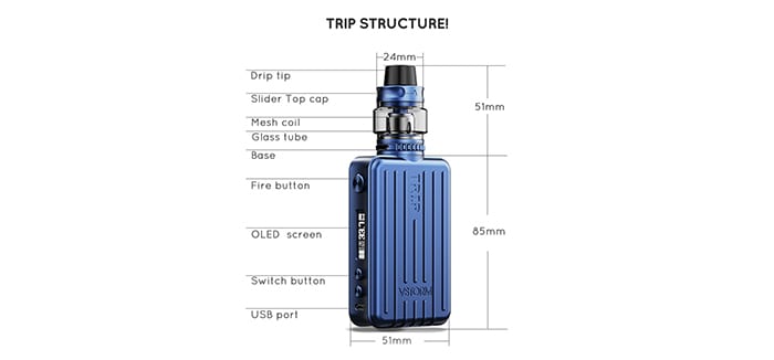 Vapor Storm Trip Specifications