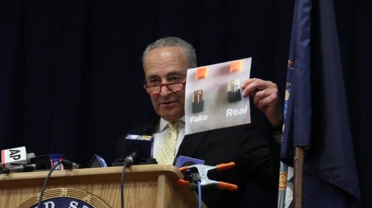 chuck shumer ban pods