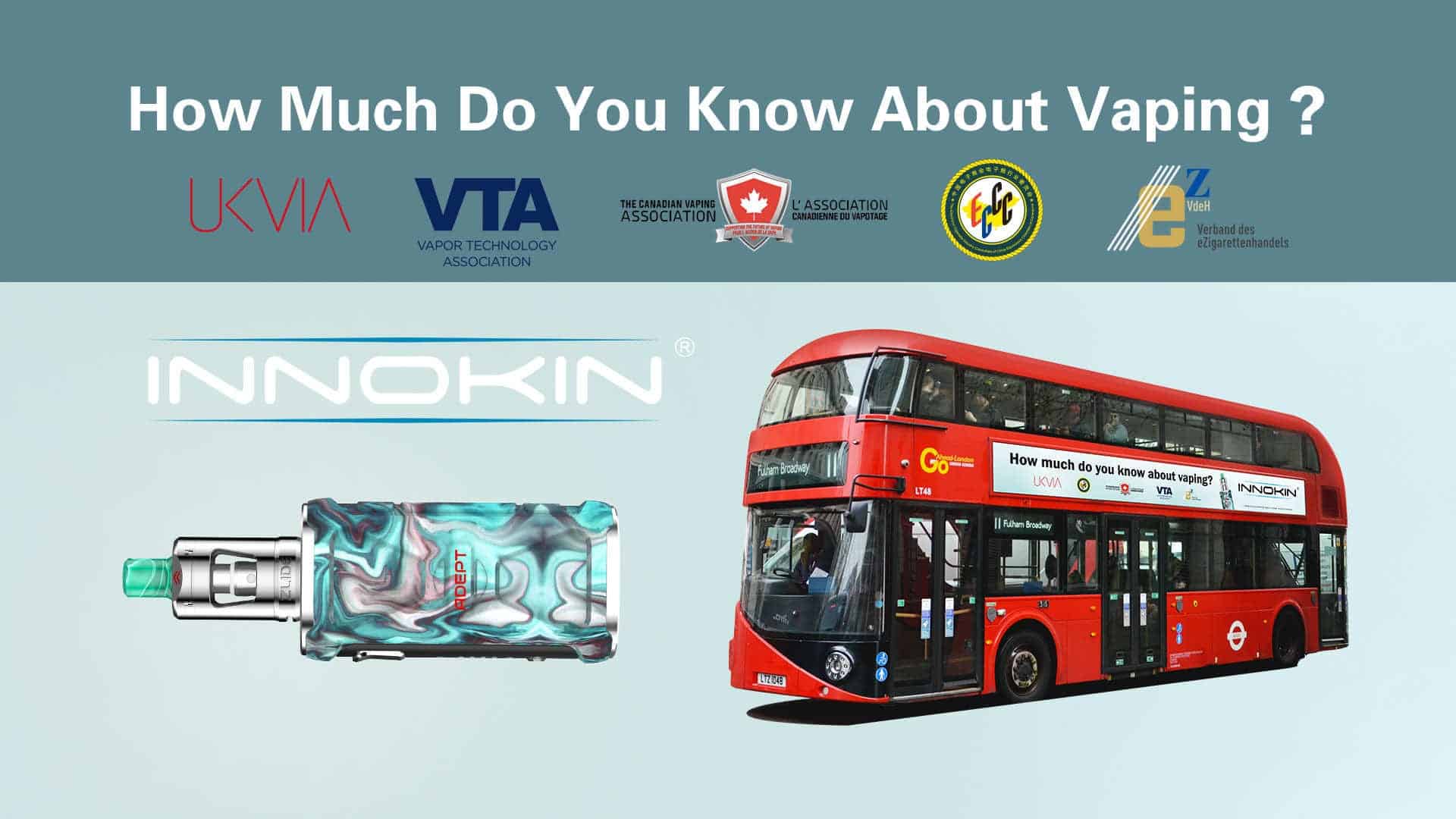 innokin london bus pro vape campaign