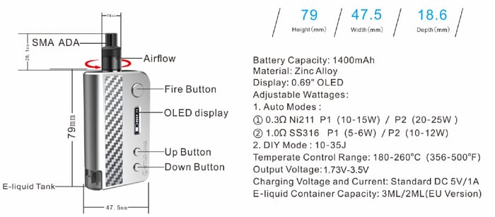 vksma specs