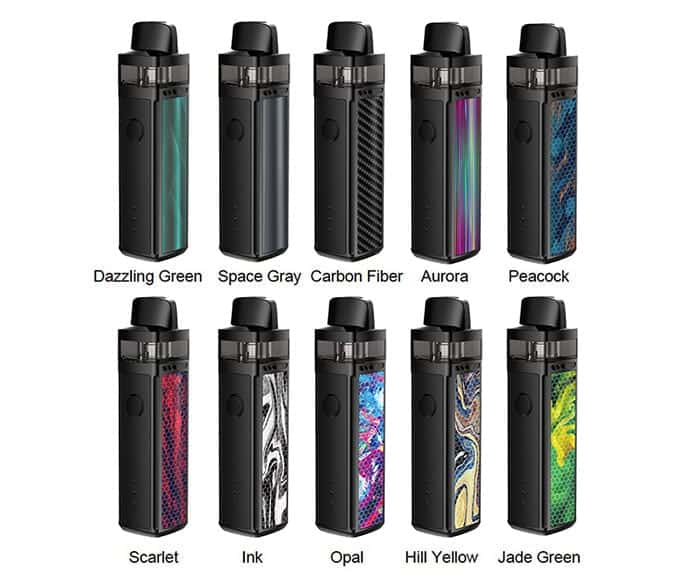 Vinci R pod colours