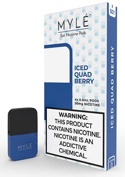 Iced-Quad-Berry-review myle pod