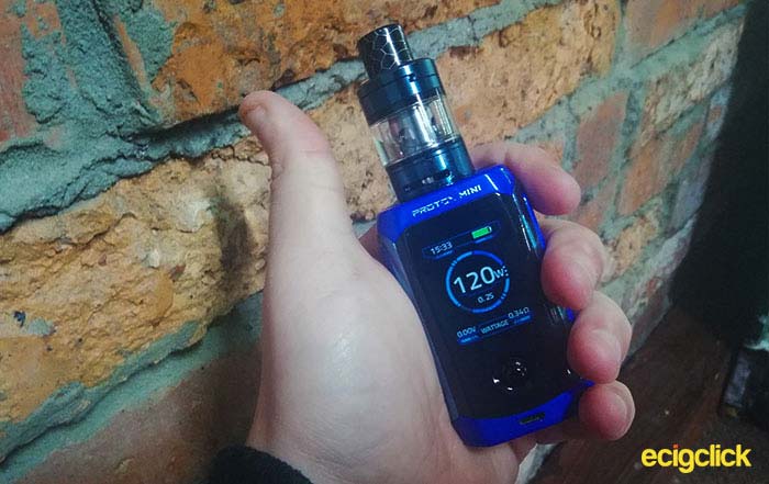 Innokin proton mini ajax kit in hand