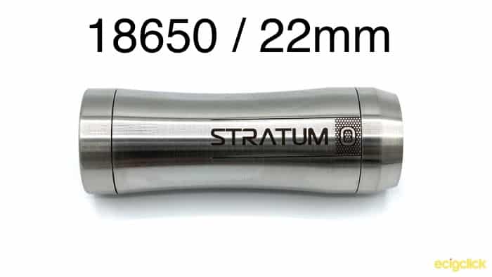 OLC Stratum Zero 18650 Battery Cap and 22mm Top Cap