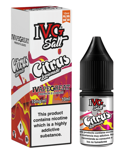 IVG Mixer E-liquid nic salts citrus lemonade review