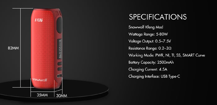 kfeng mod specs