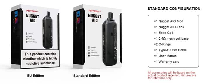 nugget AIO contents