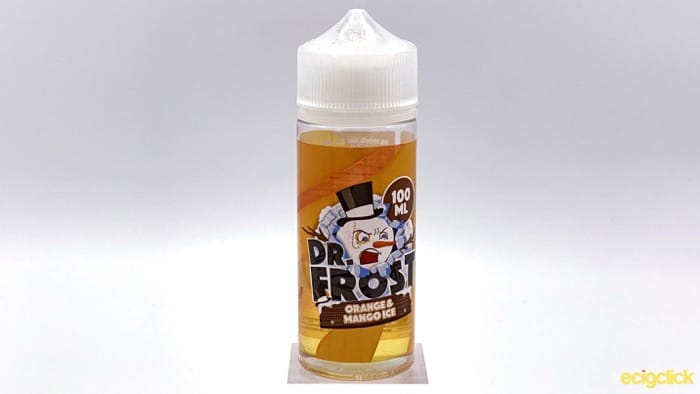 Bottle of Dr Frost Orange and Mango Ice