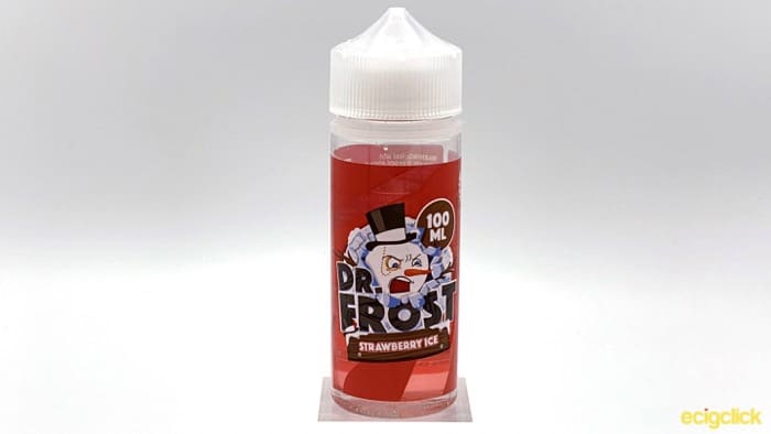 Bottle of Dr Frost Strawberry Ice