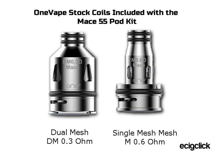 OneVape mace 55 type coils