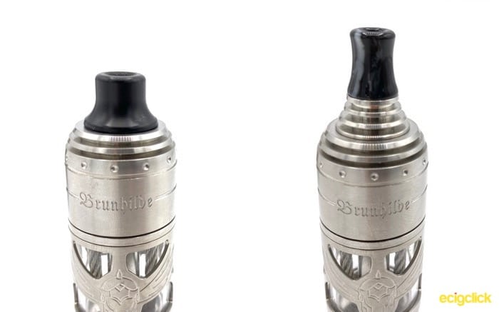 Vapefly Brunhilde MTL Top Cap Comparison