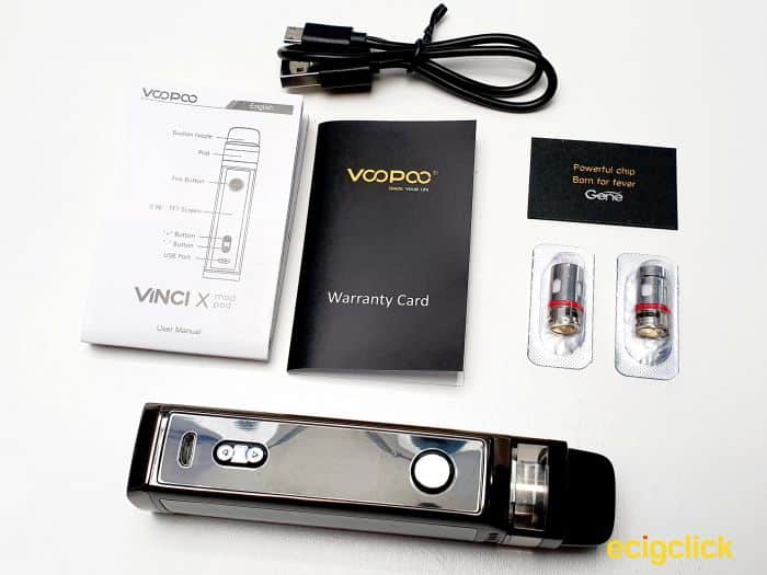 voopoo vinci x components