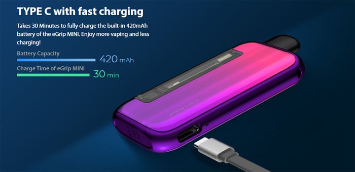 egrip mini charging