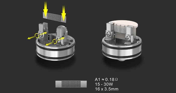 DamnVape Intense Mesh MTL RDA deck