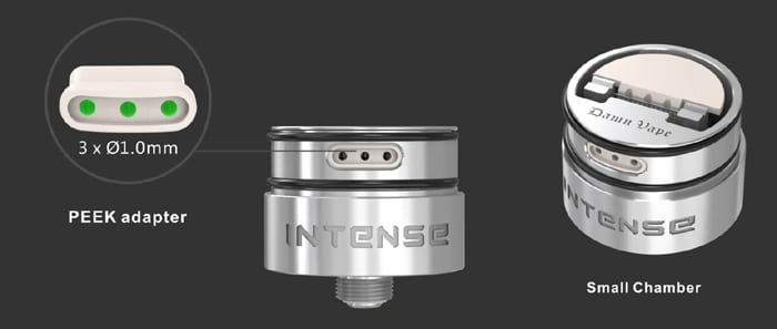 DamnVape Intense Mesh MTL RDA setting