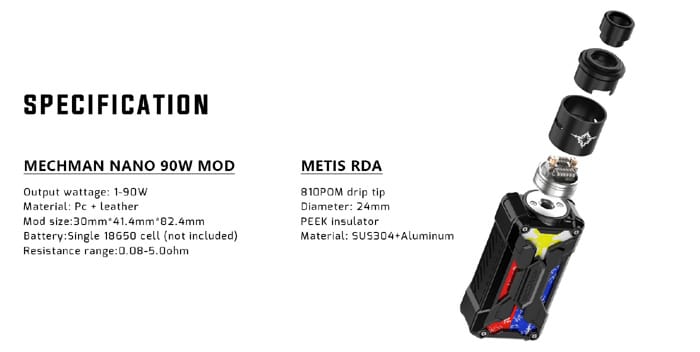 mechman nano kit specs