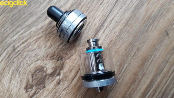 Aspire Rover 2 Kit Nautilus XS tank coil fitted