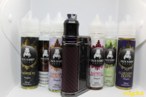 Jack Rabbit Vapes Range with mod and RDA