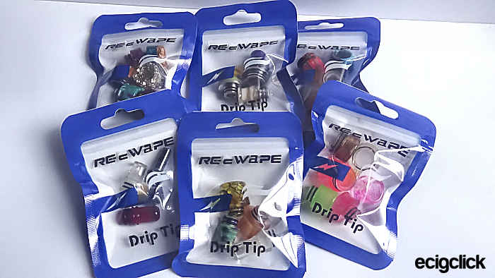 Drip tips from Reewape