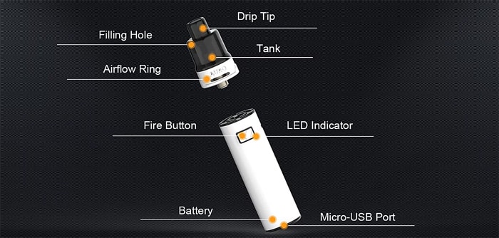 Kanger Auro kit components