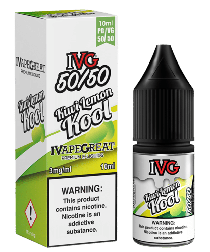 Kiwi-Lemon-Kool ivg 50-50 e-liquid review