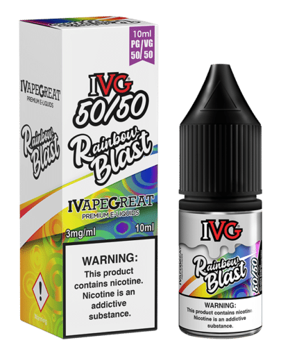 Rainbow-Blast ivg 50-50 e-liquid review