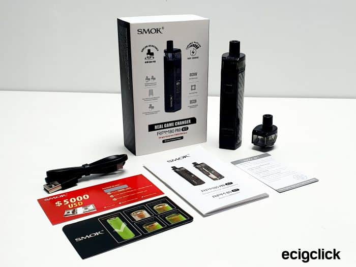  SMOK RPM80 Pro contents