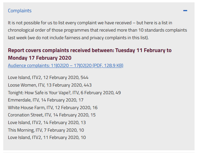 how safe is your vape OFCOM complaints