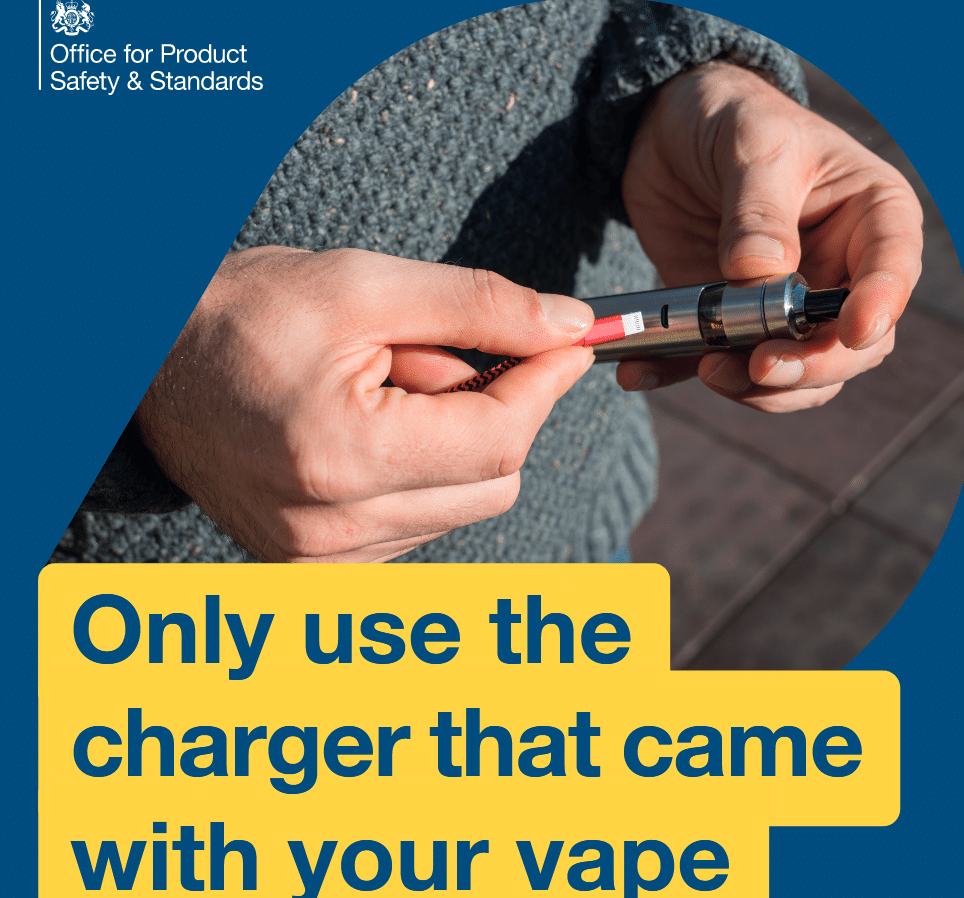 vaping battery safety campaign